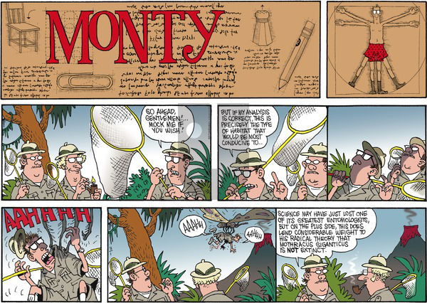 Monty - Sunday March 1, 2015 Comic Strip