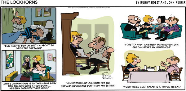 The Lockhorns on Sunday November 23, 2025 Comic Strip