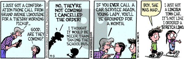 Grand Avenue on Friday September 3, 2010 Comic Strip