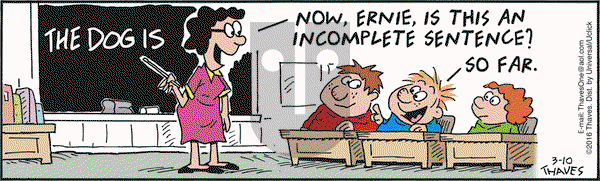 Frank and Ernest on Thursday March 10, 2016 Comic Strip