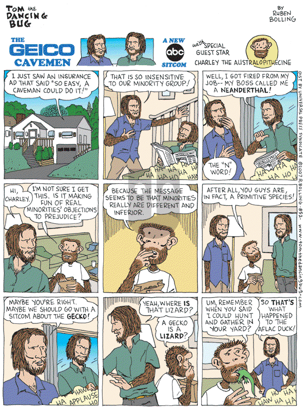 Tom the Dancing Bug on Saturday June 2, 2007 Comic Strip
