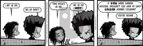 The Boondocks on Friday February 17, 2012 Comic Strip