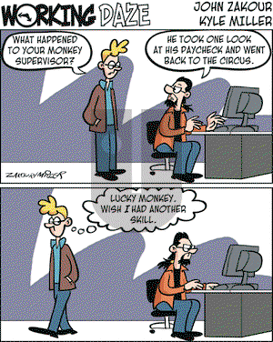 Working Daze on Friday February 2, 2007 Comic Strip