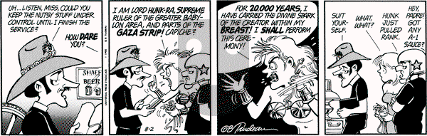 Doonesbury on Thursday August 2, 1990 Comic Strip