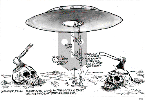 Pat Oliphant on Wednesday July 16, 2014 Comic Strip
