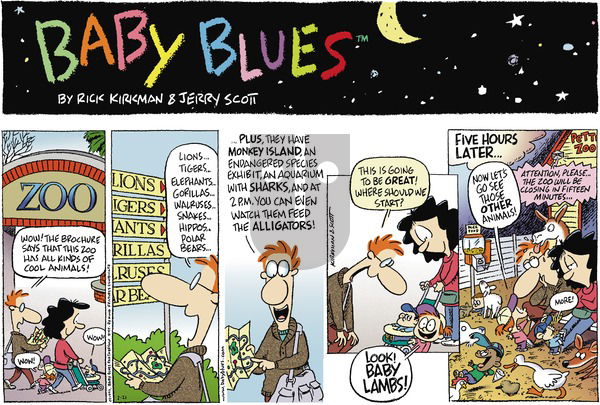 Baby Blues on Sunday February 21, 1999 Comic Strip
