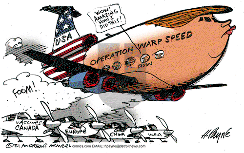 Henry Payne on Wednesday June 2, 2021 Comic Strip