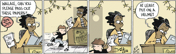 Wallace the Brave on Friday September 18, 2020 Comic Strip