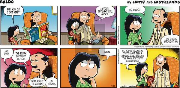 Baldo on Sunday April 23, 2006 Comic Strip