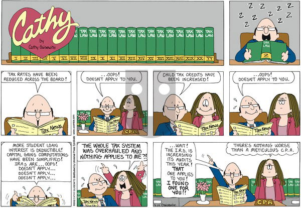 Cathy Classics on Sunday April 14, 2013 Comic Strip
