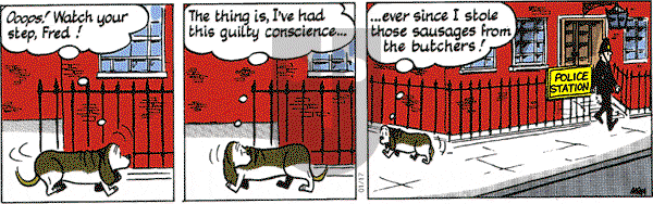 Fred Basset on Saturday January 17, 2004 Comic Strip
