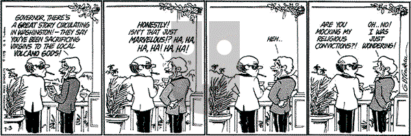 Doonesbury on Thursday July 3, 1975 Comic Strip
