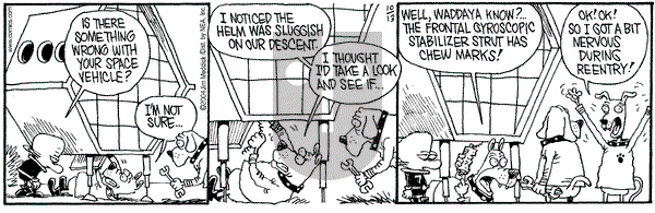 Monty on Wednesday October 13, 2004 Comic Strip