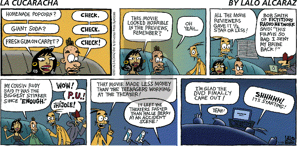La Cucaracha on Sunday January 19, 2003 Comic Strip