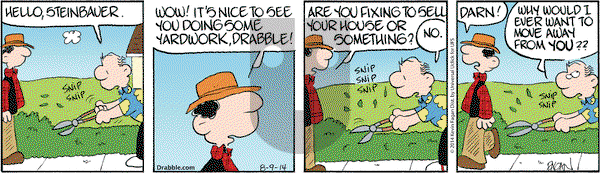 Drabble on Saturday August 9, 2014 Comic Strip