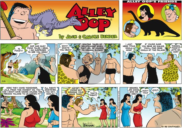 Alley Oop on Sunday February 26, 2012 Comic Strip