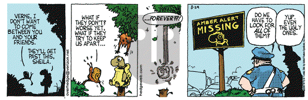 Over the Hedge on Wednesday August 29, 2007 Comic Strip