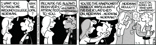 Drabble on Thursday July 3, 1997 Comic Strip