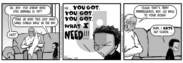 The Boondocks on Wednesday February 2, 2000 Comic Strip