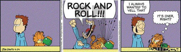 Garfield on Tuesday April 24, 2018 Comic Strip