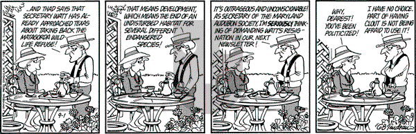 Doonesbury on Tuesday September 1, 1981 Comic Strip