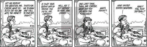 Doonesbury on Friday August 22, 1980 Comic Strip