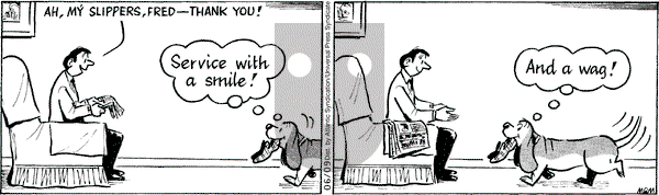 Fred Basset on Tuesday June 9, 2009 Comic Strip