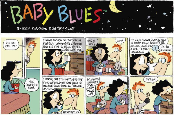 Baby Blues on Sunday December 3, 2000 Comic Strip