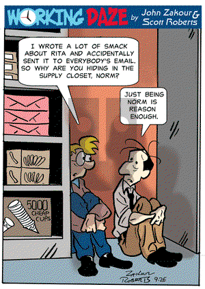 Working Daze - Tuesday August 16, 2022 Comic Strip