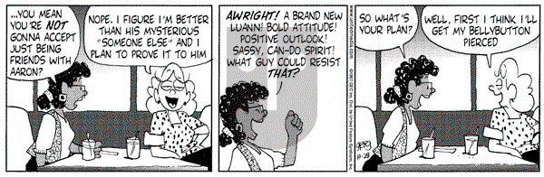 Luann on Tuesday October 28, 1997 Comic Strip