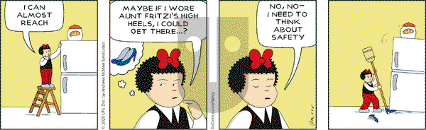 Nancy on Wednesday April 9, 2025 Comic Strip