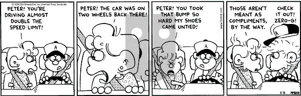 FoxTrot on Monday May 8, 2000 Comic Strip