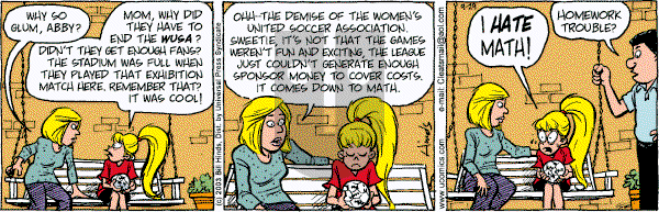Cleats - Monday September 29, 2003 Comic Strip