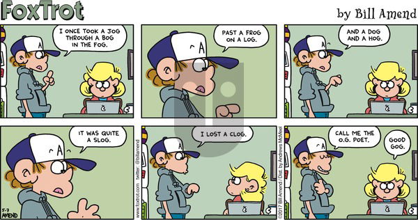 FoxTrot on Sunday May 7, 2017 Comic Strip
