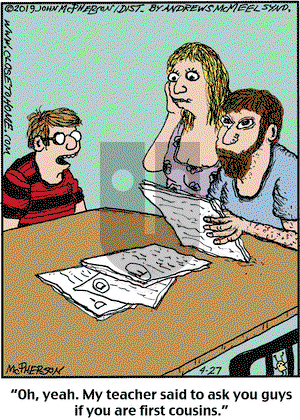 Close to Home on Saturday April 27, 2019 Comic Strip