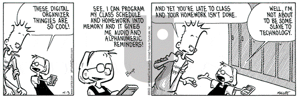Frazz on Wednesday April 3, 2002 Comic Strip
