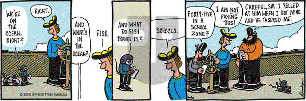 Overboard on Tuesday October 13, 2009 Comic Strip