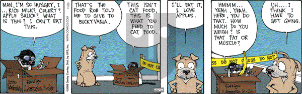 Get Fuzzy on Thursday November 20, 2008 Comic Strip