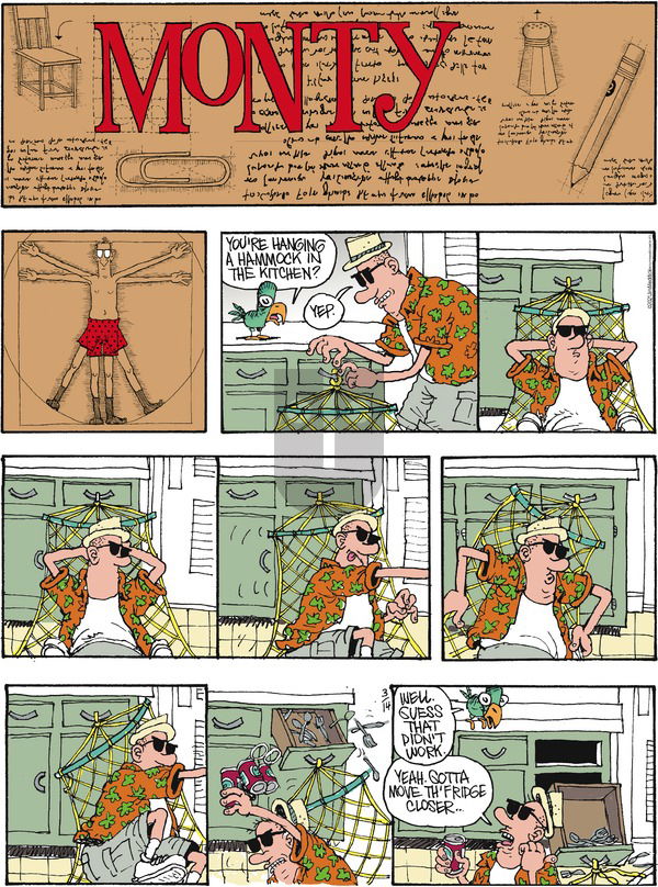 Monty on Sunday March 14, 2021 Comic Strip