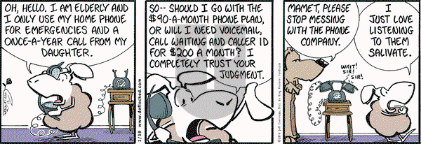 DeFlocked on Tuesday January 19, 2016 Comic Strip