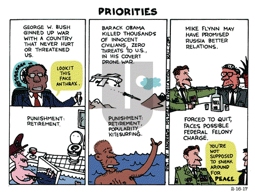 Ted Rall - Thursday February 16, 2017 Comic Strip