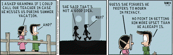 Grand Avenue on Wednesday May 29, 2024 Comic Strip