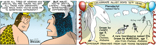 Alley Oop on Wednesday February 4, 2009 Comic Strip