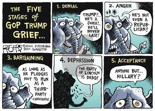 Rob Rogers on Sunday June 19, 2016 Comic Strip