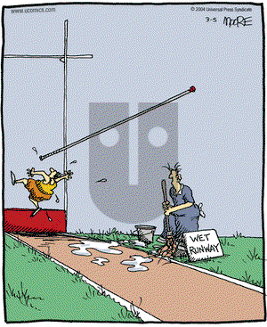 In the Bleachers on Friday March 5, 2004 Comic Strip