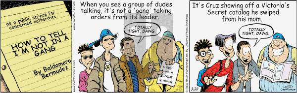 Baldo - Saturday March 22, 2003 Comic Strip