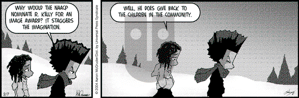 The Boondocks on Saturday September 10, 2011 Comic Strip