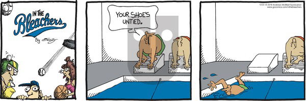 In the Bleachers on Sunday December 22, 2019 Comic Strip