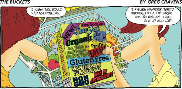 The Buckets on Sunday November 1, 2015 Comic Strip