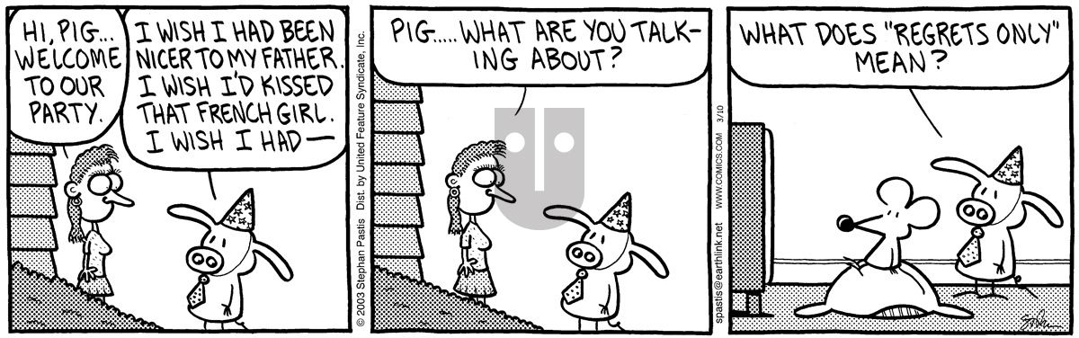 Pearls Before Swine - Monday March 10, 2003 Comic Strip